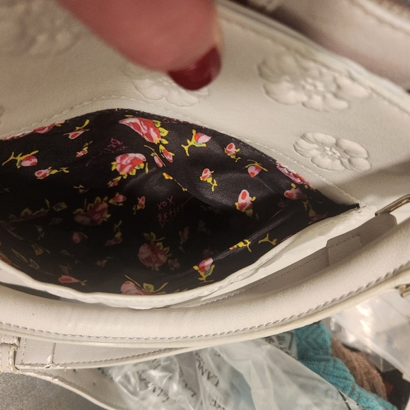Betsey Johnson Floral Embossed Handbag - Picture 11 of 15